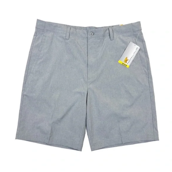 NWT Nicklaus Golf Shorts Heather Gray Elastic Drawstring Size 38 - Picture 4 of 8
